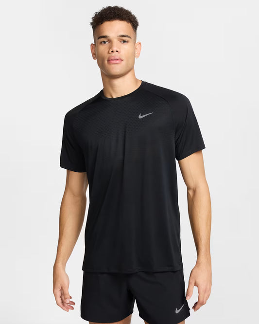 Nike Stride Men's Dri-FIT ADV Short-Sleeve Running Top - Durban Runner S / Black/Reflective Silv