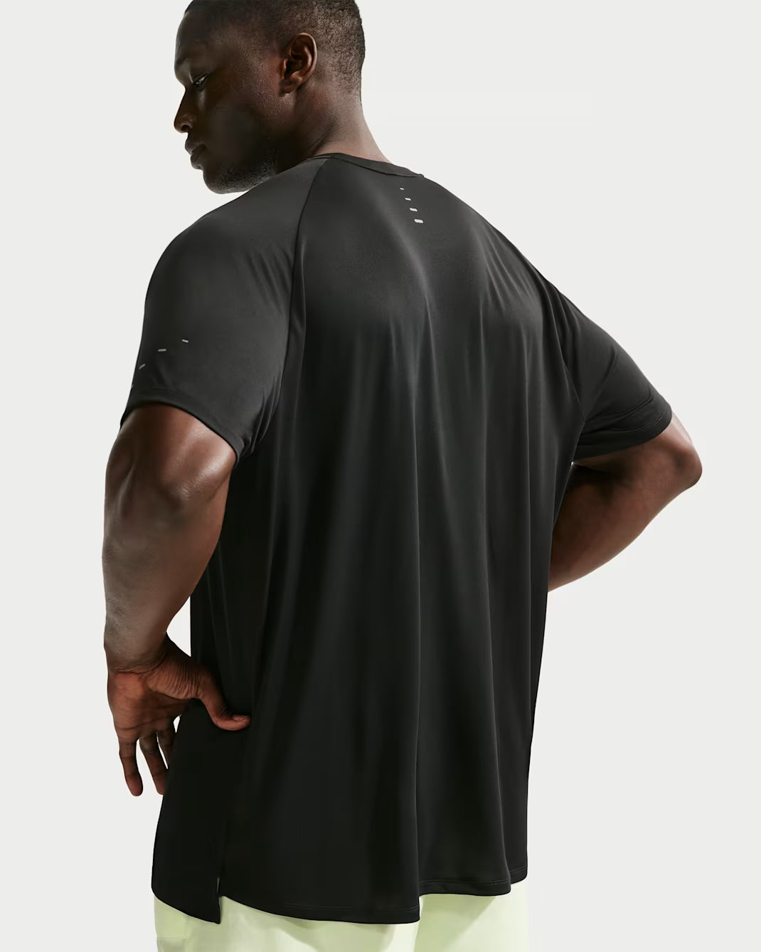 Nike Stride Men's Dri-FIT ADV Short-Sleeve Running Top - Durban Runner BLACK/REFLECTIVE SILV / 2XL