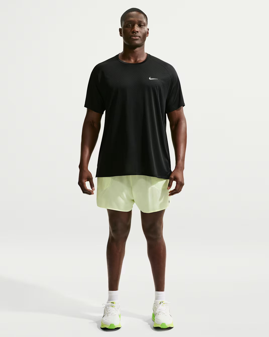 Nike Stride Men's Dri-FIT ADV Short-Sleeve Running Top - Durban Runner BLACK/REFLECTIVE SILV / 2XL