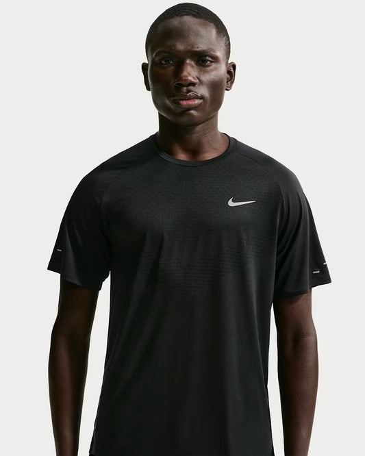 Nike Stride Men's Dri-FIT ADV Short-Sleeve Running Top - Durban Runner BLACK/REFLECTIVE SILV / 2XL