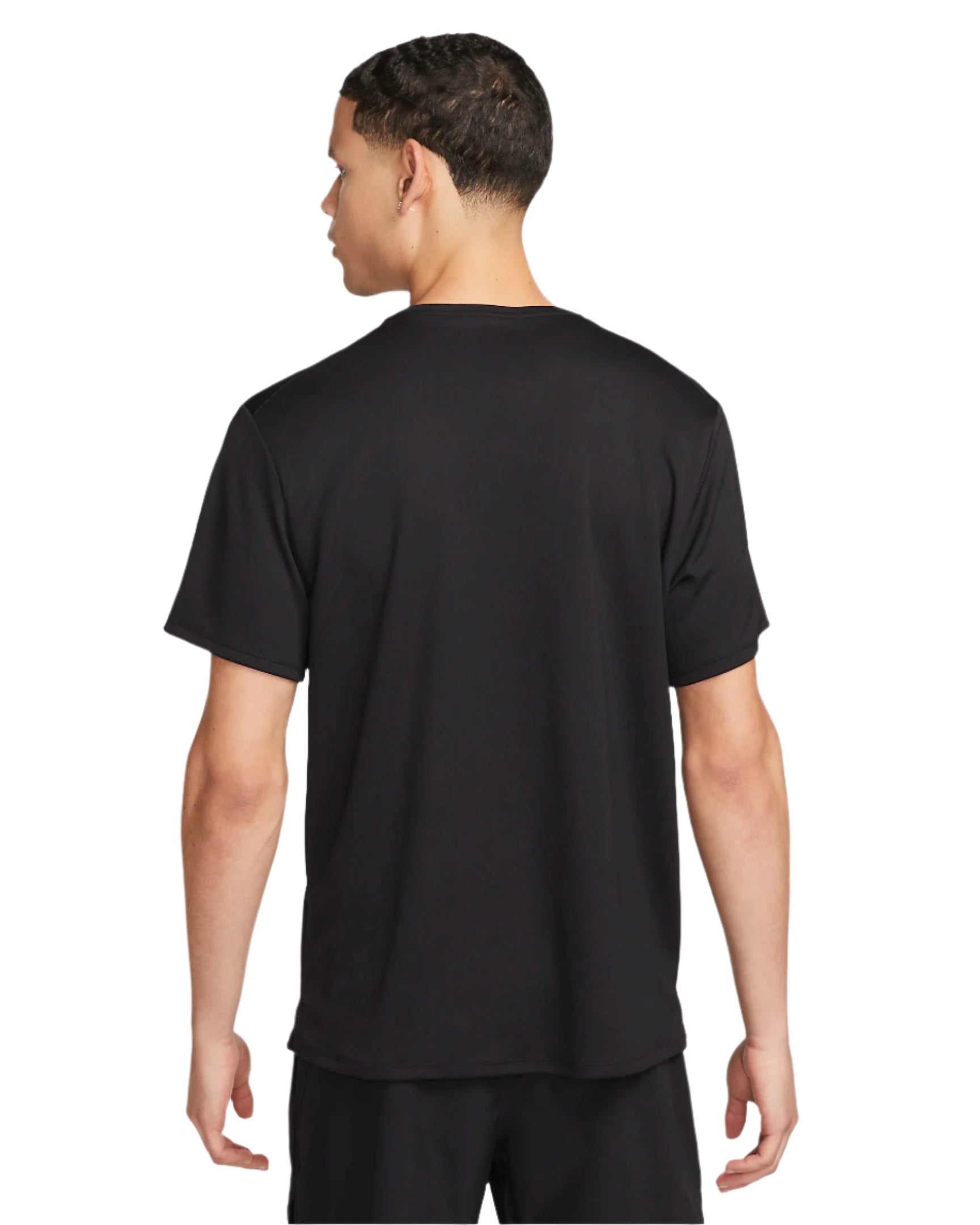 Nike Miler Shirt Mens - Durban Runner M / Black/Reflective Silv