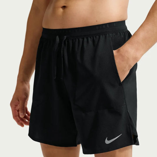 Nike Stride Men's Dri-FIT Briefs-Lined Running Shorts - Durban Runner S / Black/Reflective Silv