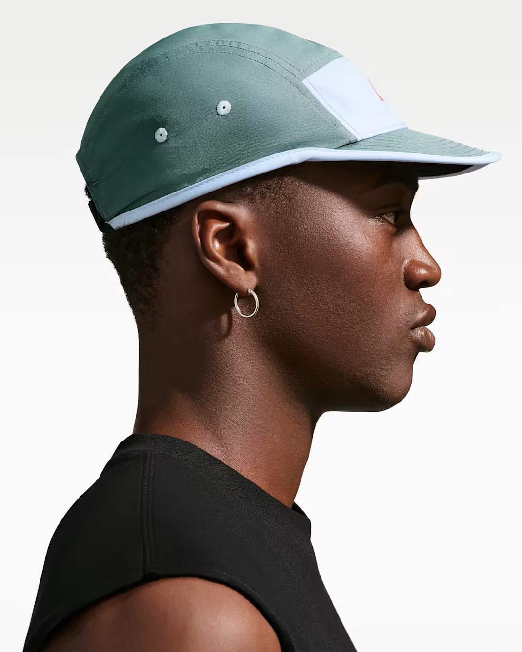 Nike Fly Dri-FIT Unstructured Swoosh Cap - Durban Runner MINERAL SLATE/HYDROGEN BLUE/TEAM CRIMSON / 1SIZE