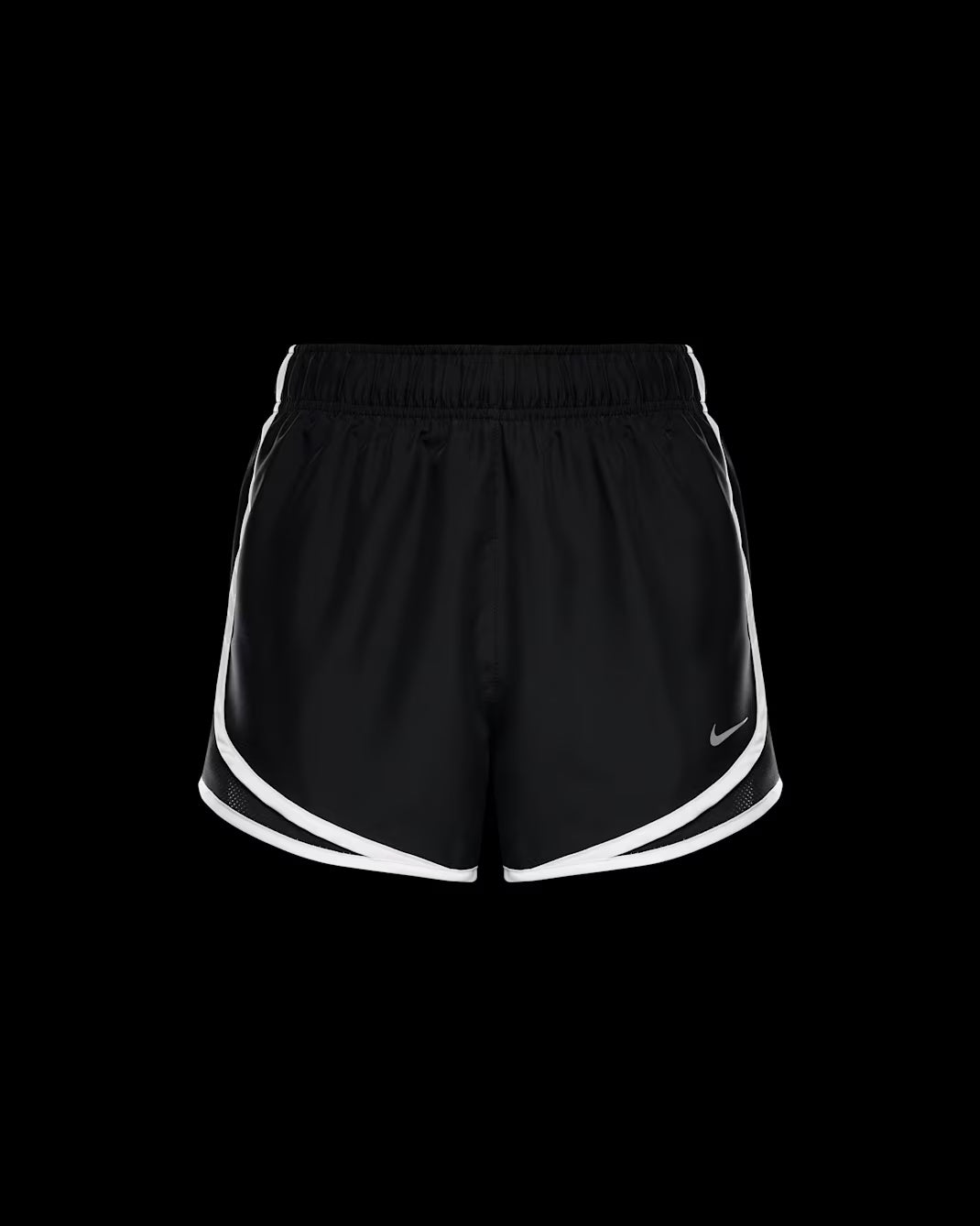 Nike Tempo Women's Dri-FIT Mid-Rise Brief-Lined Running Shorts - Durban Runner XS / Black/Black/White/Reflective Silv