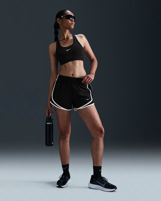 Nike Tempo Women's Dri-FIT Mid-Rise Brief-Lined Running Shorts - Durban Runner XS / Black/Black/White/Reflective Silv