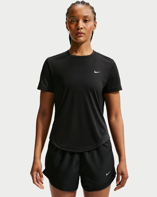 Nike Tempo Women's Dri-FIT Short-Sleeve Running Top - Durban Runner BLACK/REFLECTIVE SILV / L