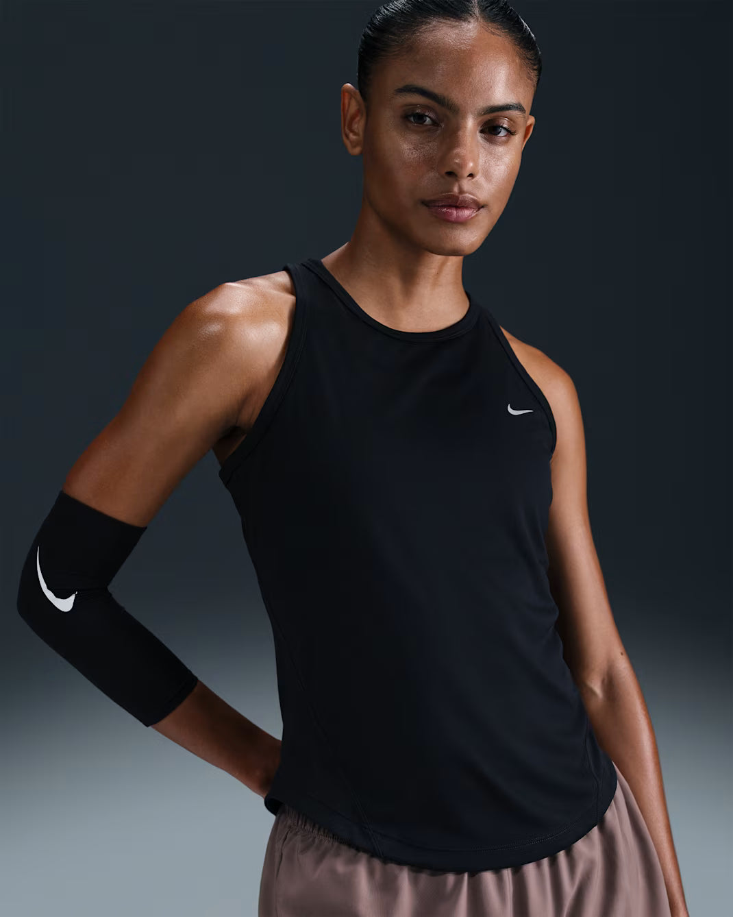 Nike Tempo Women's Dri-FIT Running Tank Top - Durban Runner XS / Black/Reflective Silv