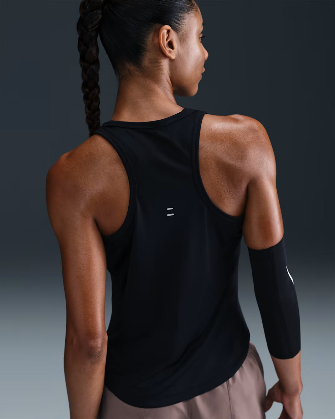 Nike Tempo Women's Dri-FIT Running Tank Top - Durban Runner XS / Black/Reflective Silv