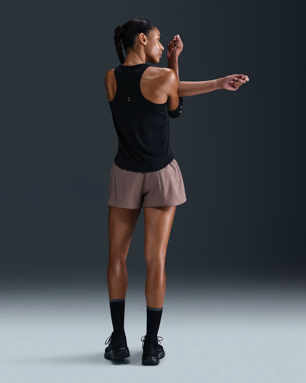 Nike Tempo Women's Dri-FIT Running Tank Top - Durban Runner XS / Black/Reflective Silv