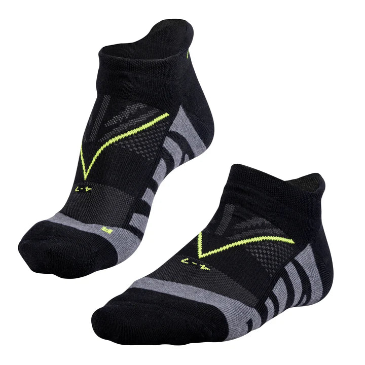 Falke Performance Runner Socks - Durban Runner 4 TO 7 / Black/Grey