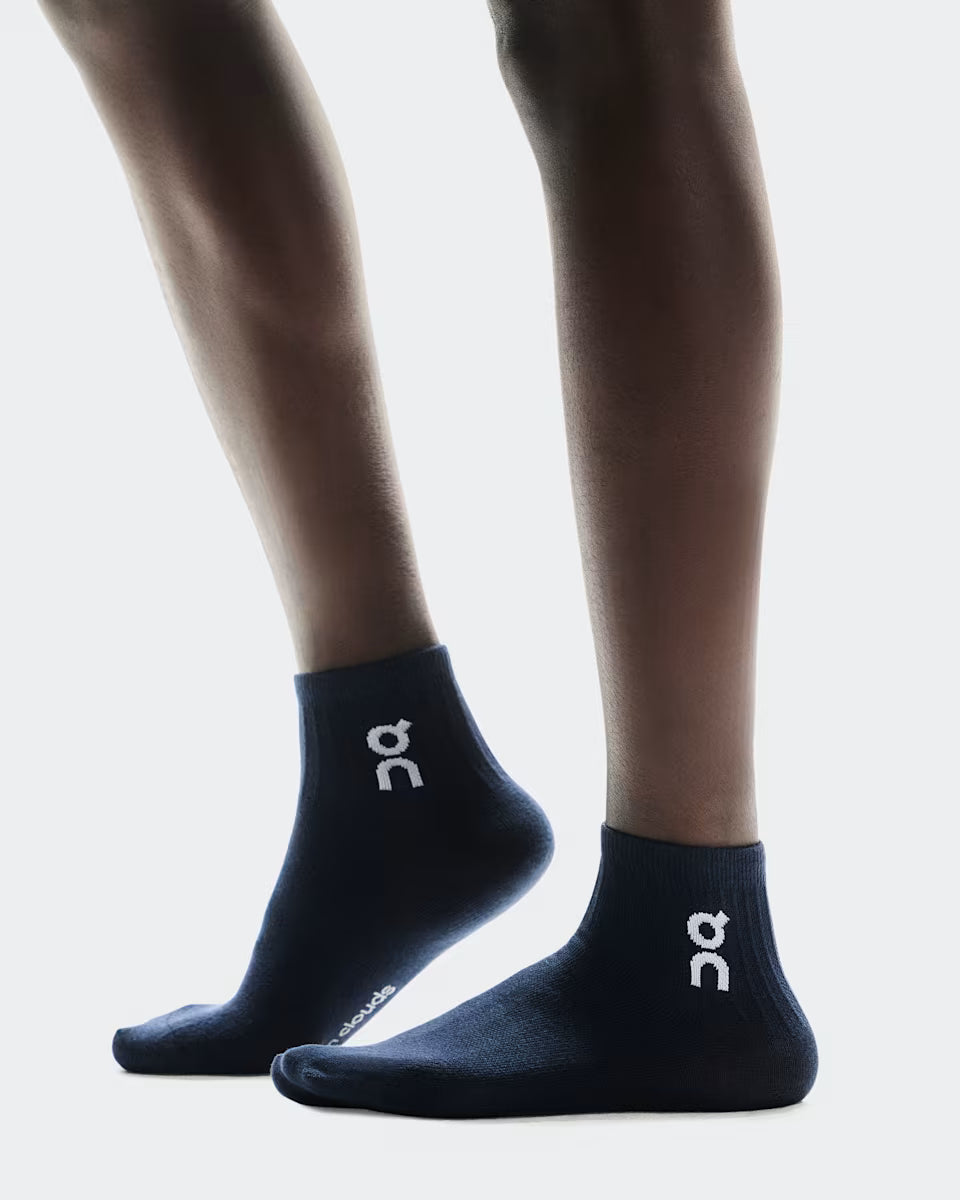 On Cloud Logo Sock Mid 3P Unisex - Durban Runner Navy / Medium