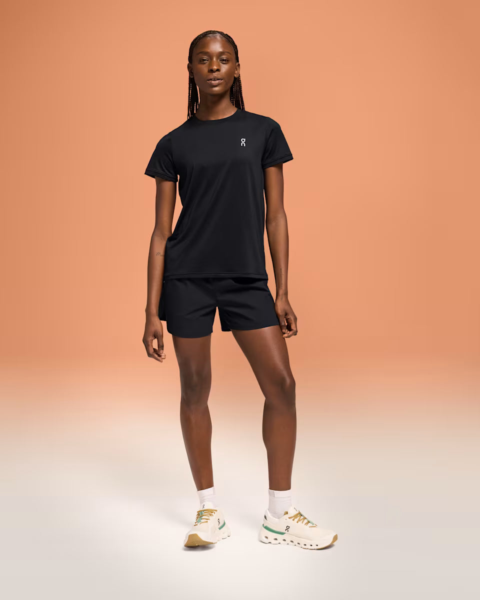 On Cloud Core-T Shirt Womens - Durban Runner Black / L