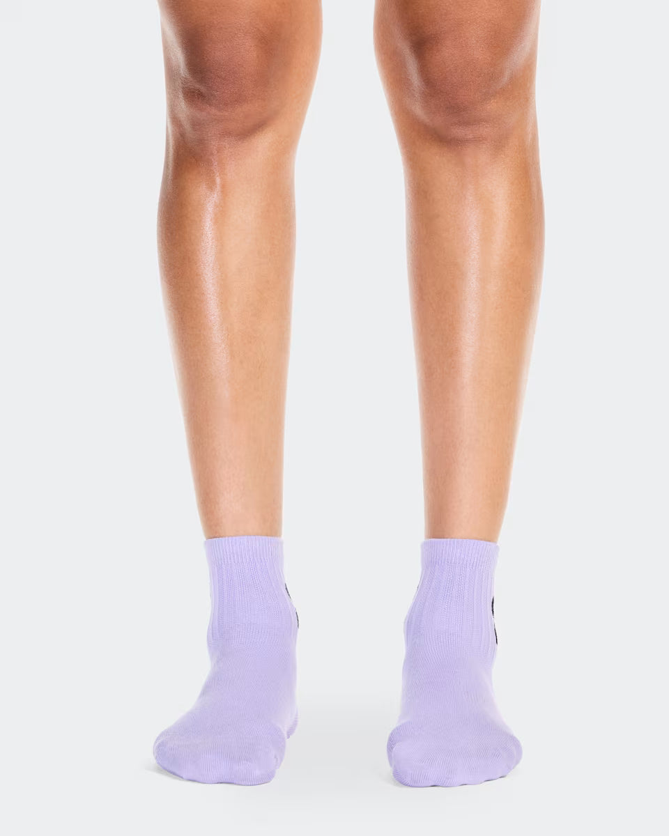 On Cloud Logo Sock Mid 3P Unisex - Durban Runner Orchid | Bloom / Medium