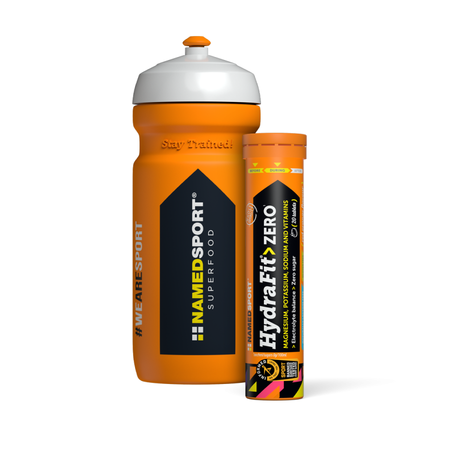 Named Hydrafit Zero plus bottle