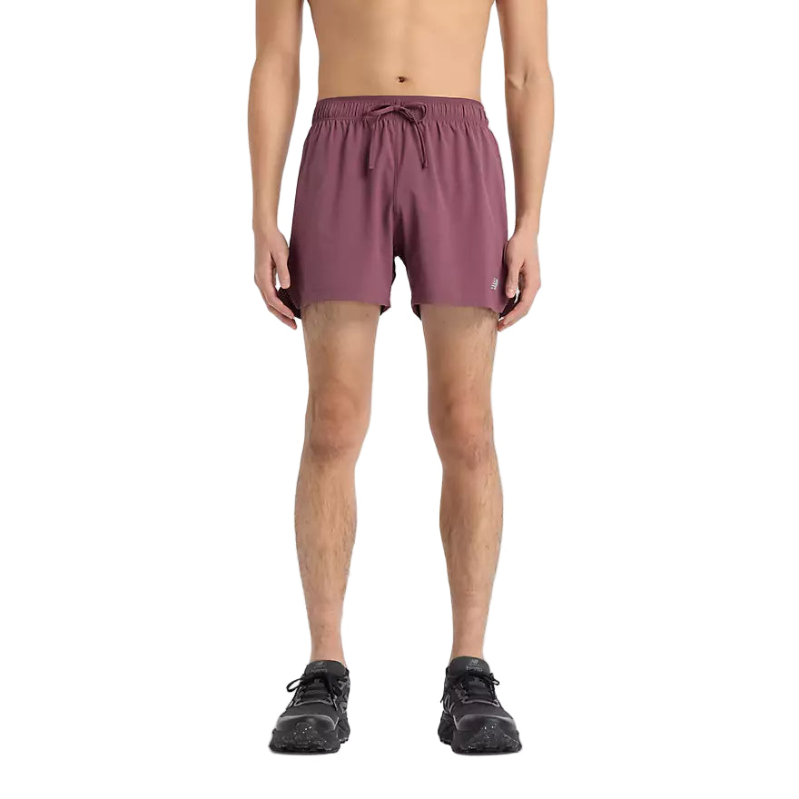 New Balance 5 Inch Shorts Mens - Durban Runner XS / Mauve