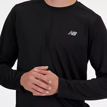 New Balance Sport Essentials Long Sleeve Top Mens - Durban Runner XS / Black