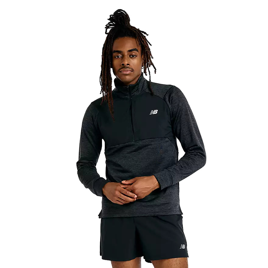New Balance Athletics Heat Grid 1/2 Zip - Durban Runner XS / Black