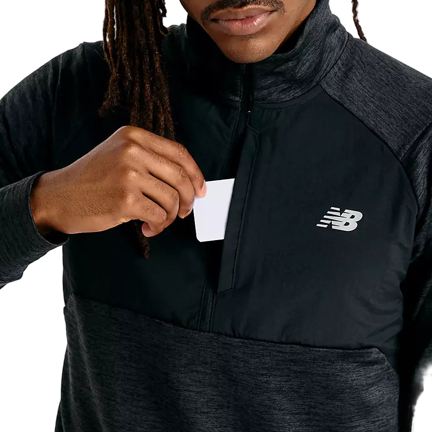 New Balance Athletics Heat Grid 1/2 Zip - Durban Runner XS / Black
