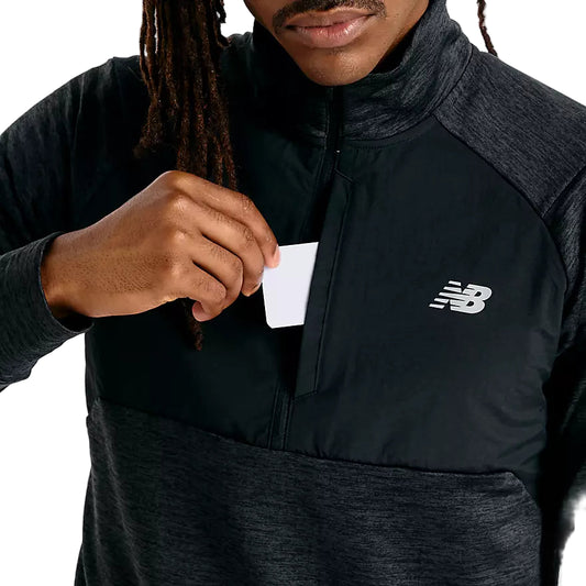 New Balance Athletics Heat Grid 1/2 Zip - Durban Runner XS / Black