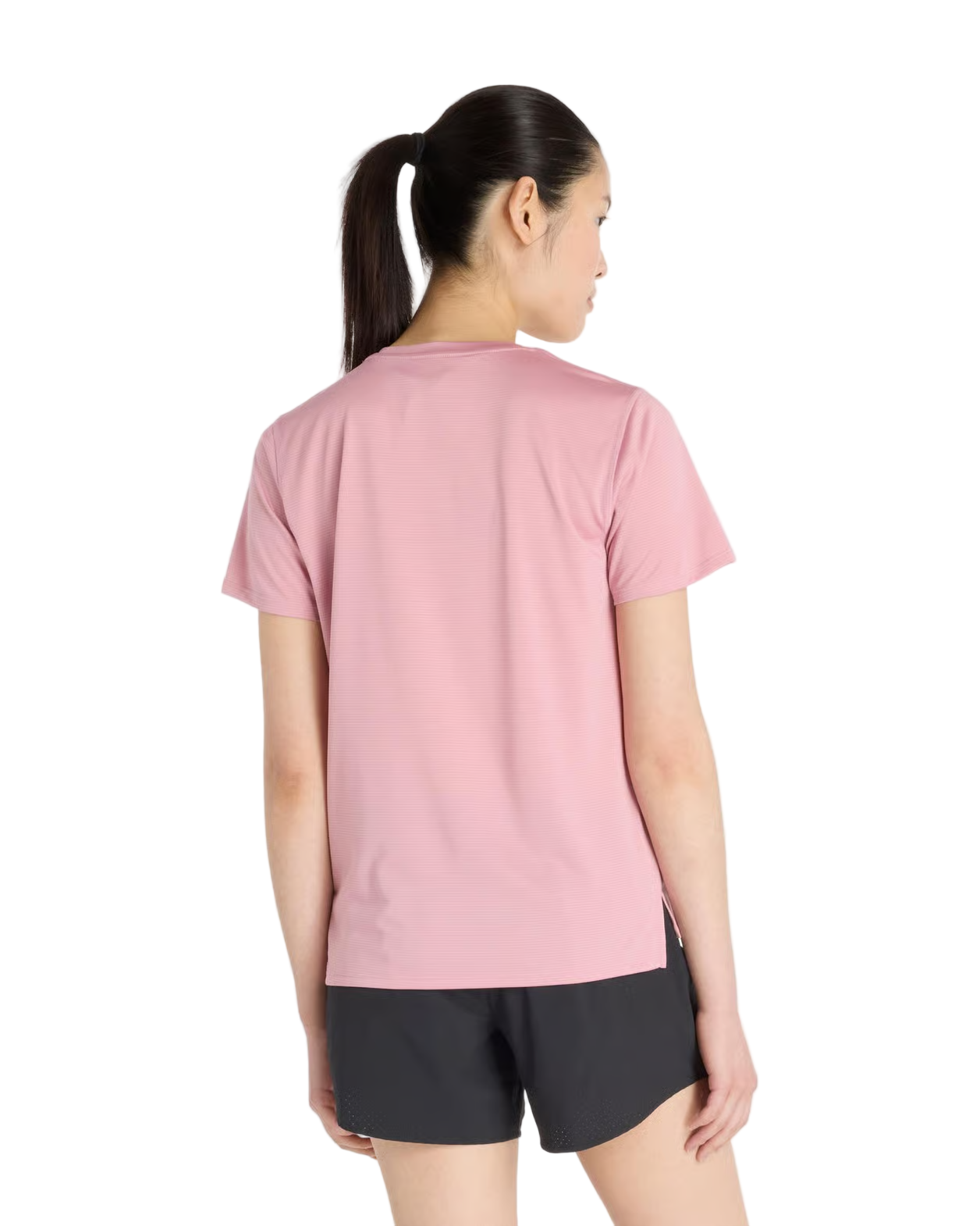 New Balance Sport Essentials Womens Short Sleeve T-Shirt - Durban Runner XS / BABY PINK