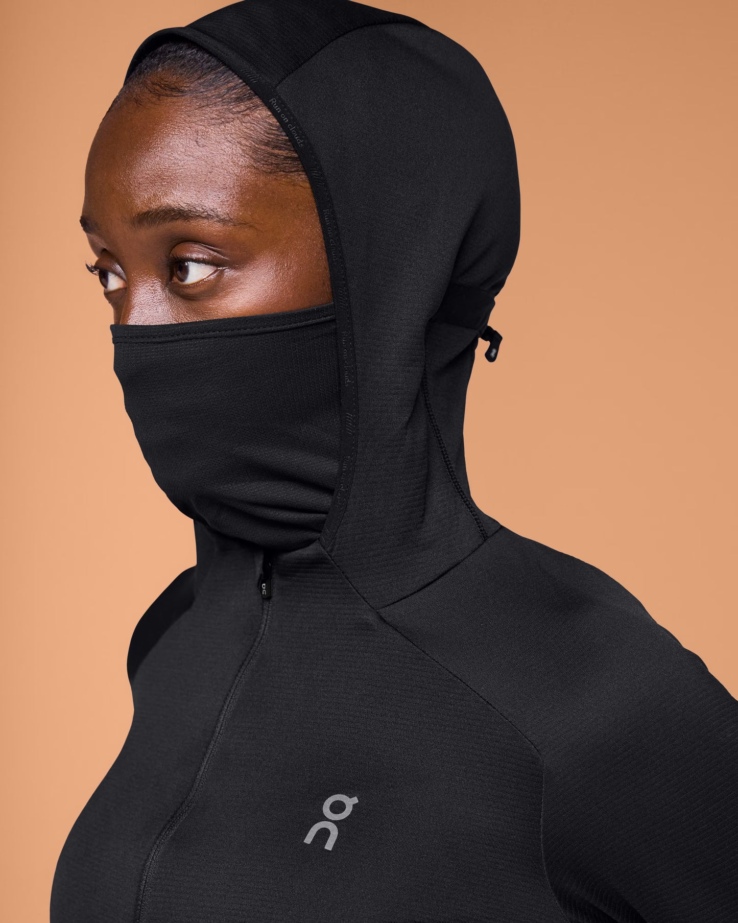 On Cloud Climate Zip Hoodie Womens - Durban Runner L / Black