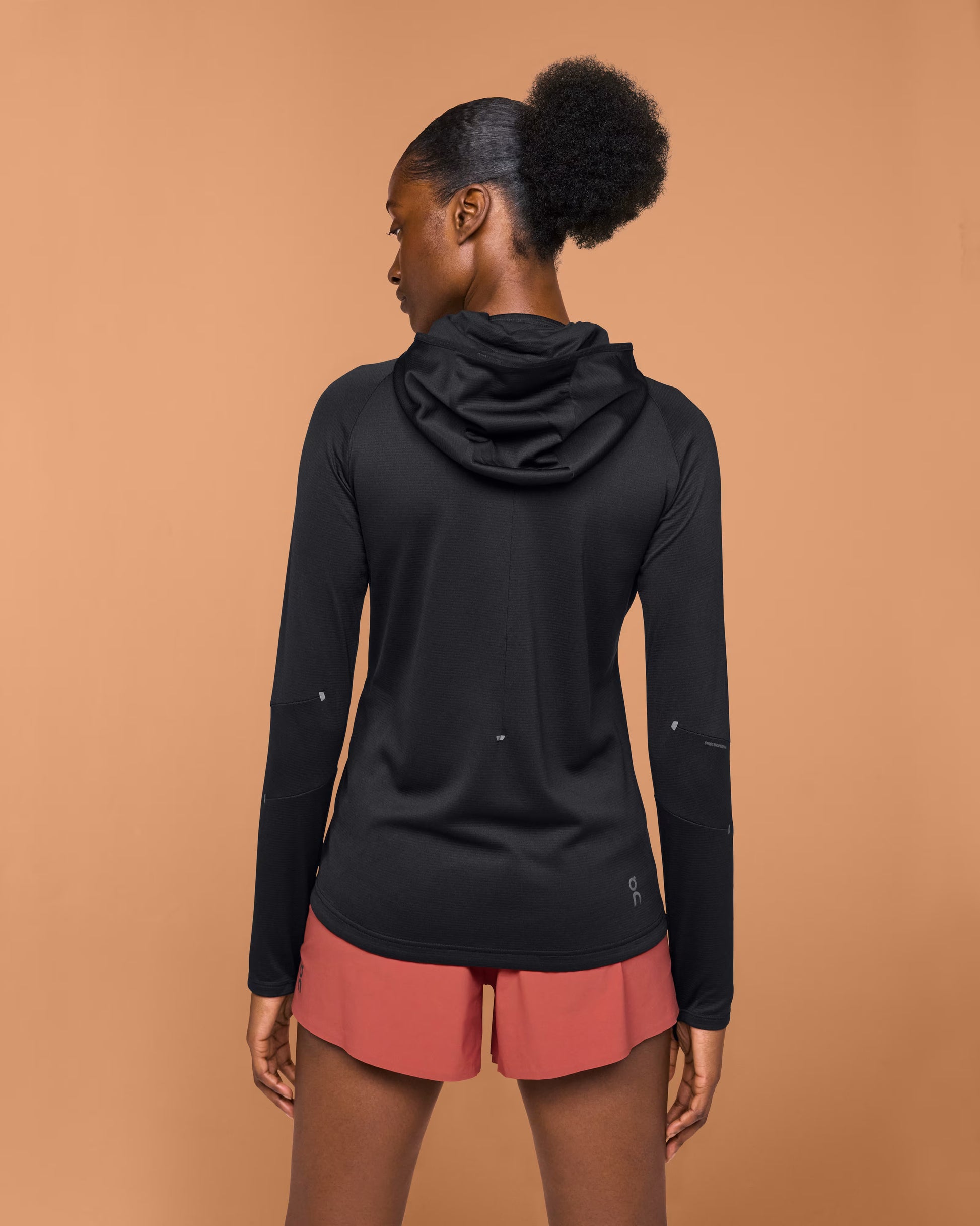 On Cloud Climate Zip Hoodie Womens - Durban Runner L / Black