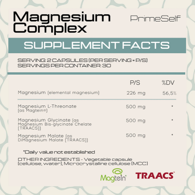 PrimeSelf Magnesium Complex - Durban Runner