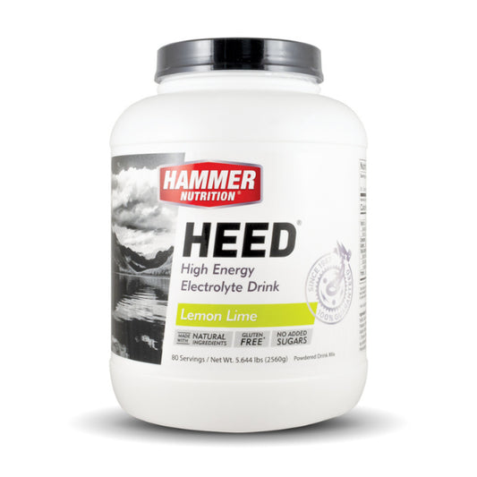 Hammer Nutrition Heed Lemon Lime Tub (80 Serving)