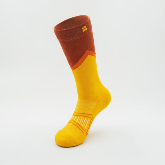 Gilnokie Tilt crew height socks, Mint colourway