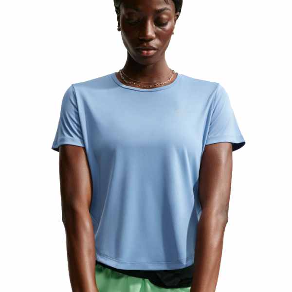 Nike Tempo Dri-FIT Short-Sleeve Running Top - Durban Runner WORK BLUE/REFLECTIVE SILV / S