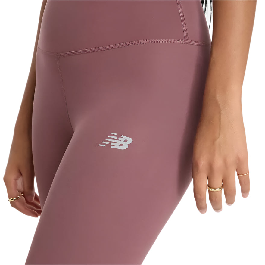 New Balance Ladies Leggings - Durban Runner XS / DARK MAUVE