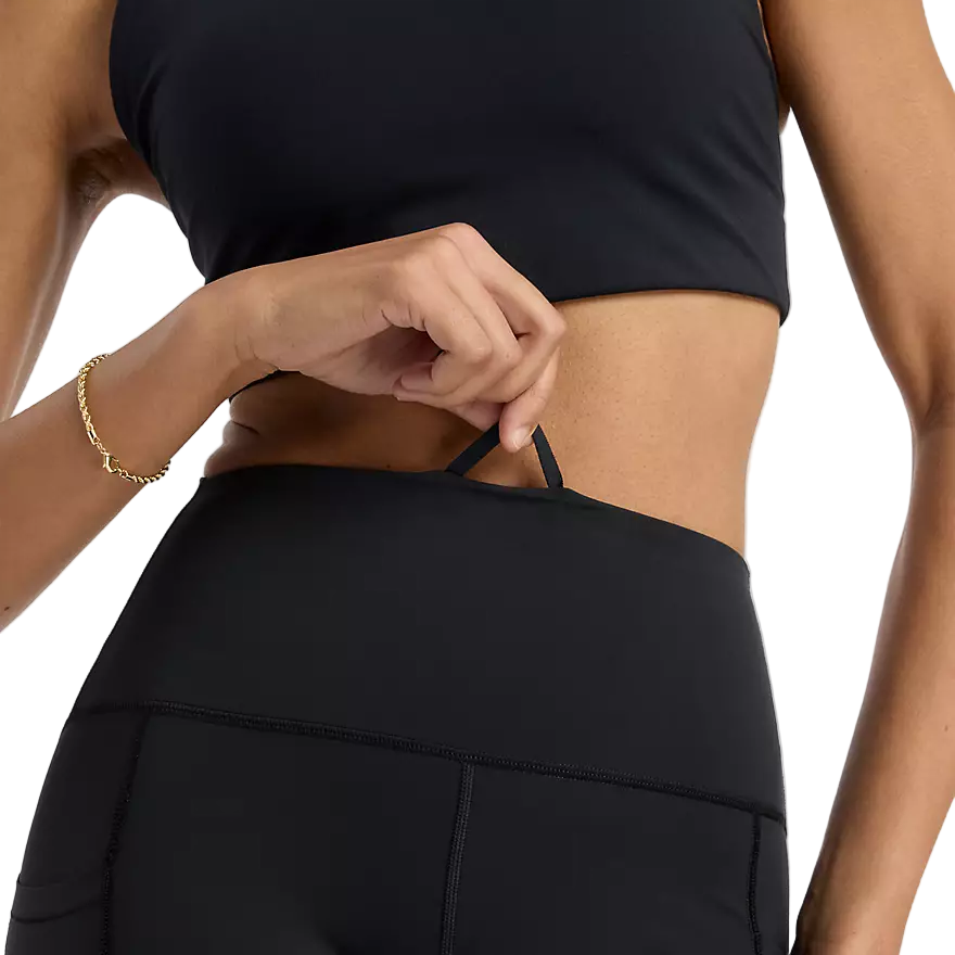 New Balance Sleek Pocket High Rise 25 inch Leggings - Durban Runner XS / Black